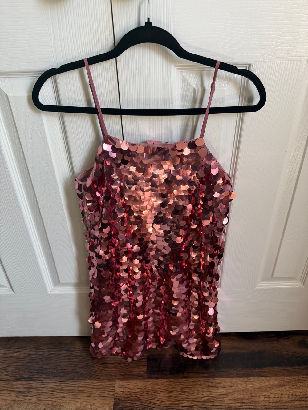 A New Day Pink Sequin Dress Size Small